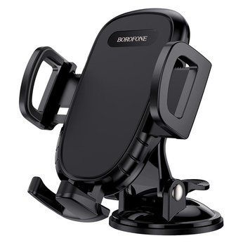 Автодержатель для телефона BOROFONE BH37 Route push type suction cup car holder Black 777315290 фото