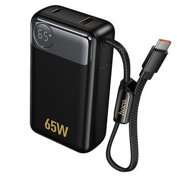 Зовнішній акумулятор HOCO Q53 Skillful PD65W power bank(12000mAh) Black 946442456 фото