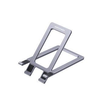 Тримач для телефона Vention Portable Cell Phone Stand Holder for Desk Aluminum Alloy Type Gray (KCZH0) 574084366 фото