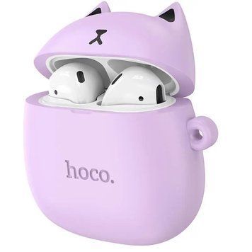 Бездротові навушники HOCO EW45 True wireless stereo headset Lilac Cat 801374515 фото