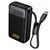 Зовнішній акумулятор HOCO Q53 Skillful PD65W power bank(12000mAh) Black 946442456 фото