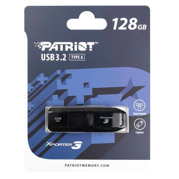 Флеш-накопитель Patriot USB 3.2 Xporter 3 128GB Black 471559615 фото