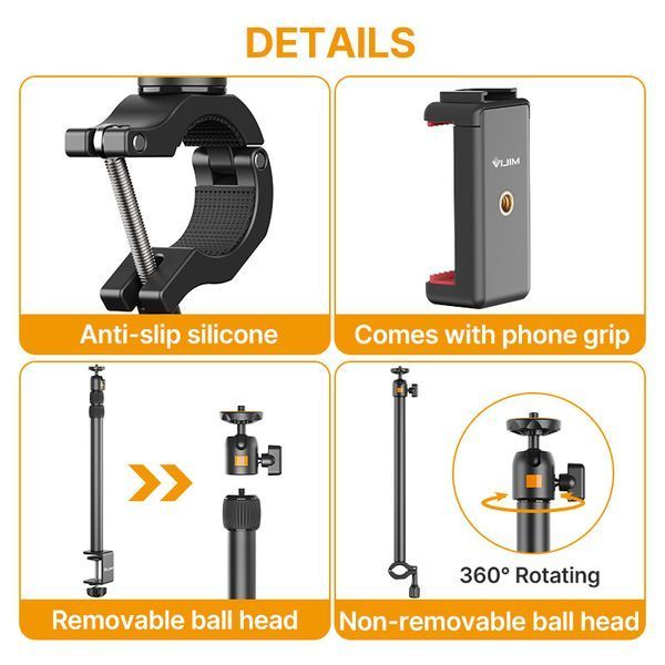 Штатив-тримач Ulanzi Vijim Desktop Extendable Light Stand (UV-2487 LS02) 290079482 фото