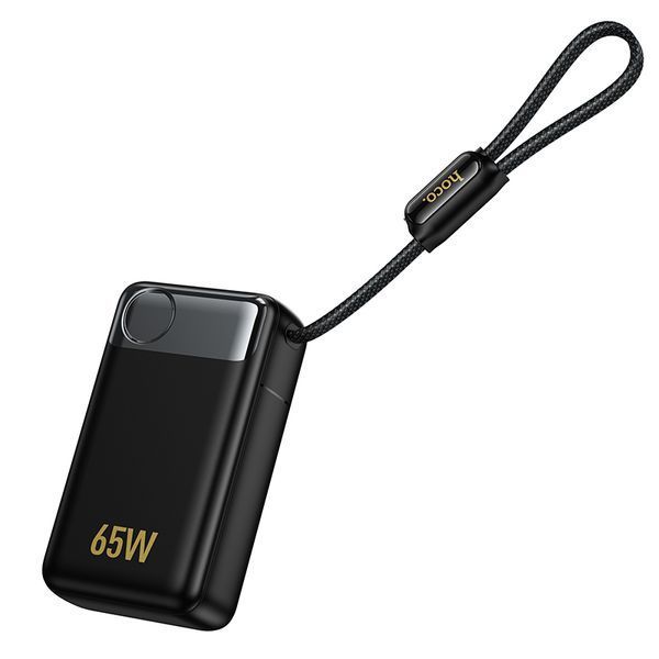 Зовнішній акумулятор HOCO Q53 Skillful PD65W power bank(12000mAh) Black 946442456 фото