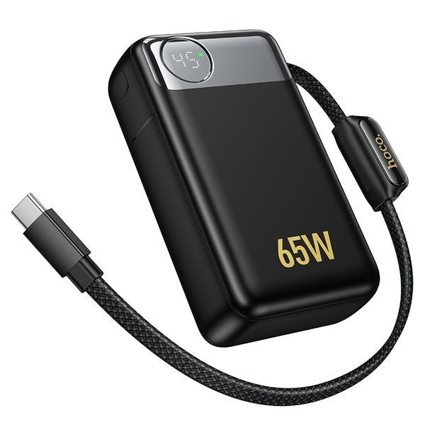 Зовнішній акумулятор HOCO Q53 Skillful PD65W power bank(12000mAh) Black 946442456 фото