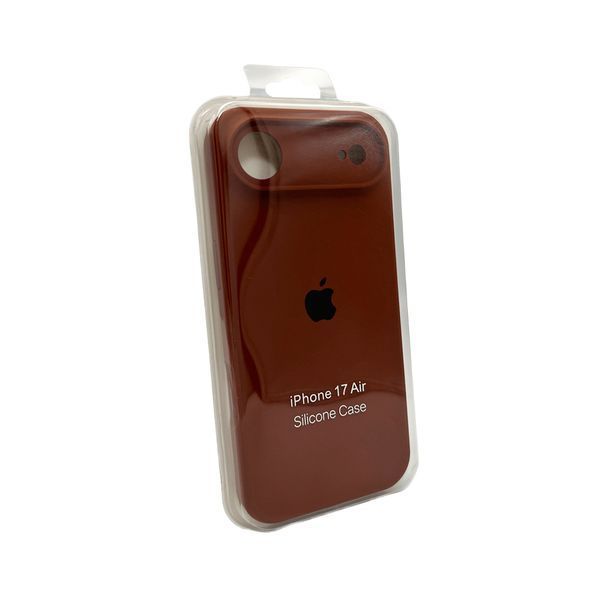 Чохол для смартфона Silicone Full Case AA Camera Protect for Apple iPhone 17 Air 42,Saddle Brown 328698125 фото