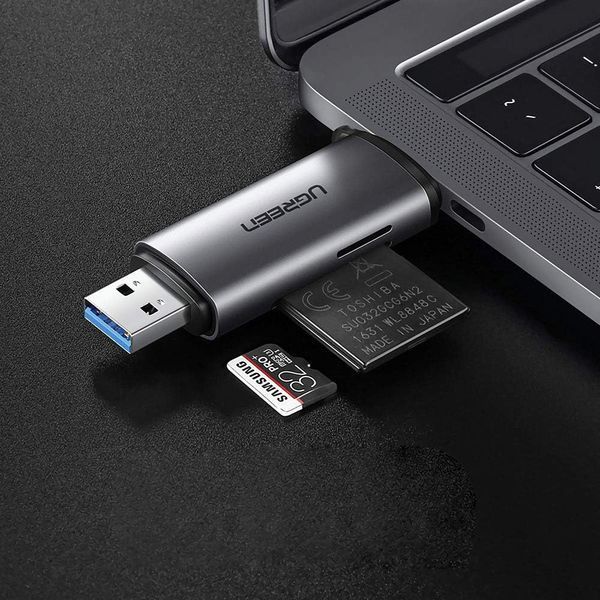 Кардридер UGREEN CM185 USB-C/USB-A Card Reader (UGR-50706) 359318030 фото