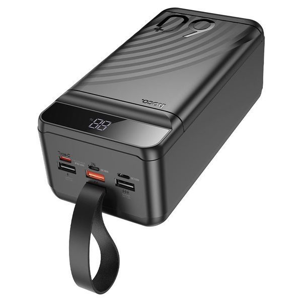 Зовнішній акумулятор HOCO J123C Element 22.5W+PD20W fully compatible power bank with digital display(60000mAh) Black 549450812 фото