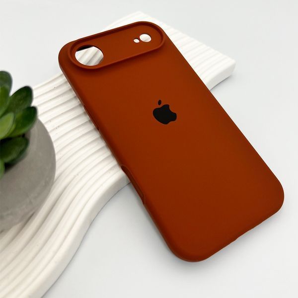 Чохол для смартфона Silicone Full Case AA Camera Protect for Apple iPhone 17 Air 42,Saddle Brown 328698125 фото