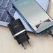Мережевий зарядний пристрій з кабелем HOCO C12Q Smart QC3.0 charger set(Type-C) 18W Black 840845686 фото 4