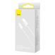 Кабель Baseus Dynamic Series Fast Charging Data Cable USB to iP 2.4A 1m White 314239618 фото 2