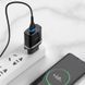 Мережевий зарядний пристрій з кабелем HOCO C12Q Smart QC3.0 charger set(Type-C) 18W Black 840845686 фото 5