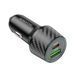 Автомобільний зарядний пристрій BOROFONE BZ21 Brilliant 48W dual port PD30W+QC3.0 car charger Black 570915599 фото 6