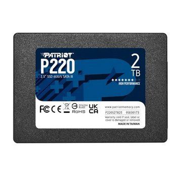 Накопичувач SSD Patriot P220 2TB 2.5" 7mm SATAIII 548809740 фото