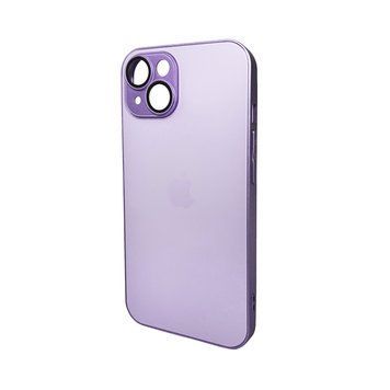 Чехол для смартфона AG Glass Matt Frame Color Logo for Apple iPhone 15 Light Purple 880910958 фото