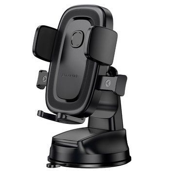Автодержатель для телефона BOROFONE BH132 Follower one-button car holder(center console) 107478331 фото