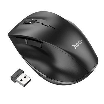 Маніпулятор миша HOCO GM24 Mystic six-button dual-mode business wireless mouse Black 334084922 фото