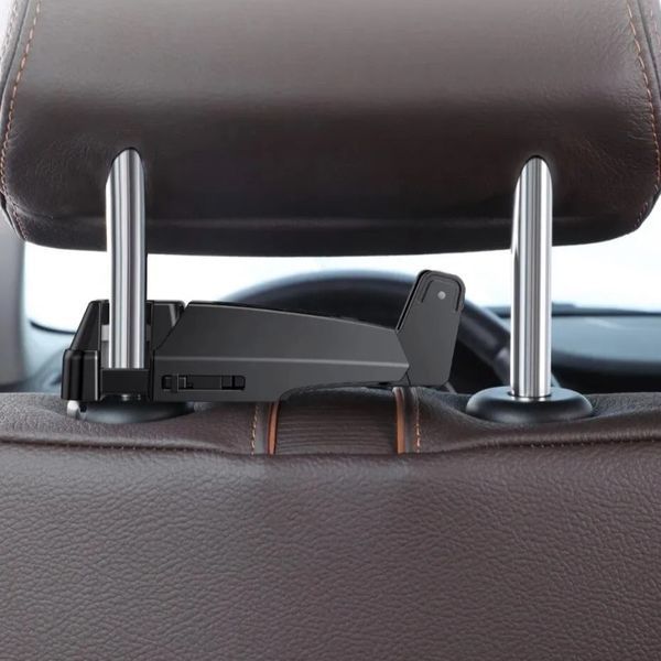 Автодержатель для телефона Baseus Backseat Vehicle Phone Holder Hook Black 844304877 фото