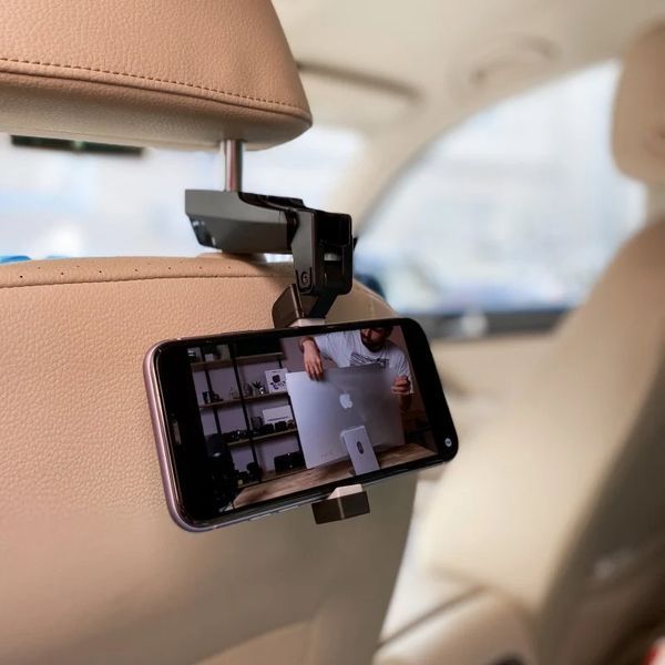 Автодержатель для телефона Baseus Backseat Vehicle Phone Holder Hook Black 844304877 фото