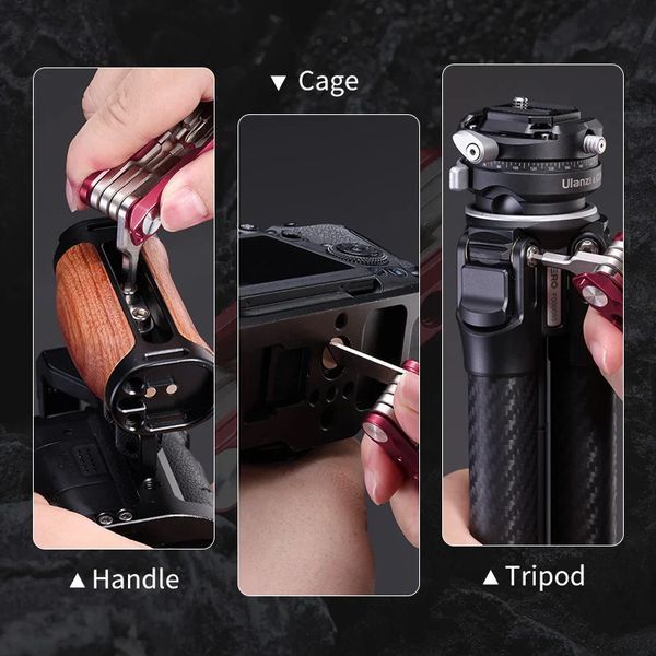 Мультитул Ulanzi Vijim Folding Tool Set With Screwdrivers And Wrenches (C035GBB1 CM029) 407346272 фото