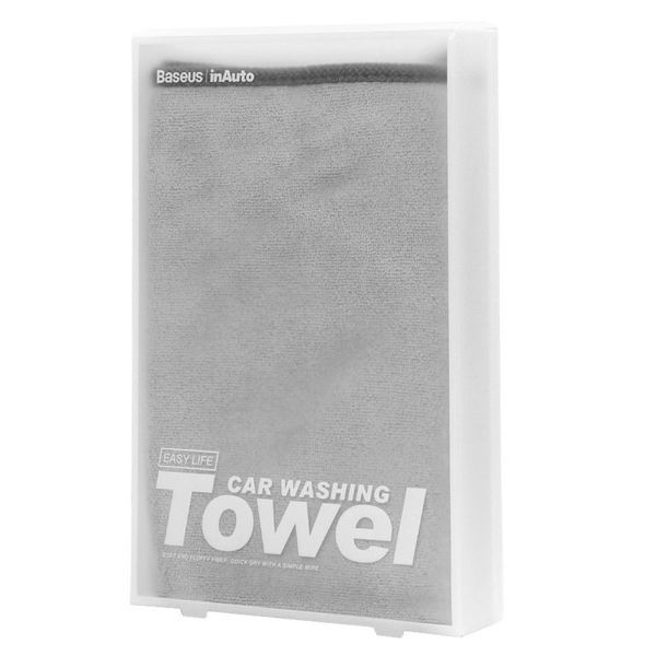 Мікрофібра Baseus Easy life car washing towel（40*40сm Two pack）Grey 939517366 фото