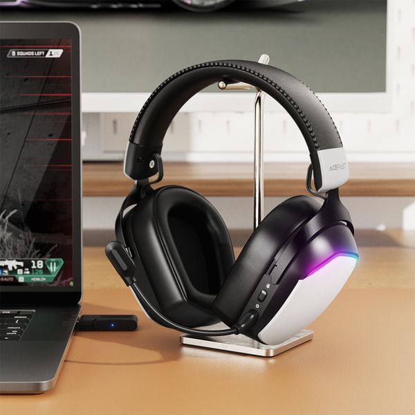 Бездротові накладні навушники ACEFAST H11 gaming wireless headset White 752393513 фото