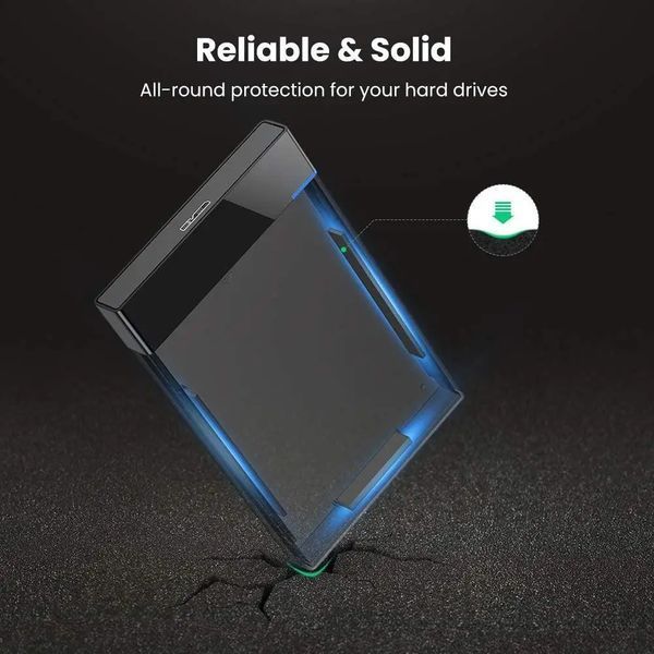 Внешний карман для накопителя UGREEN US221 2.5 Inch Hard Drive Box (UGR-30848) 903936749 фото