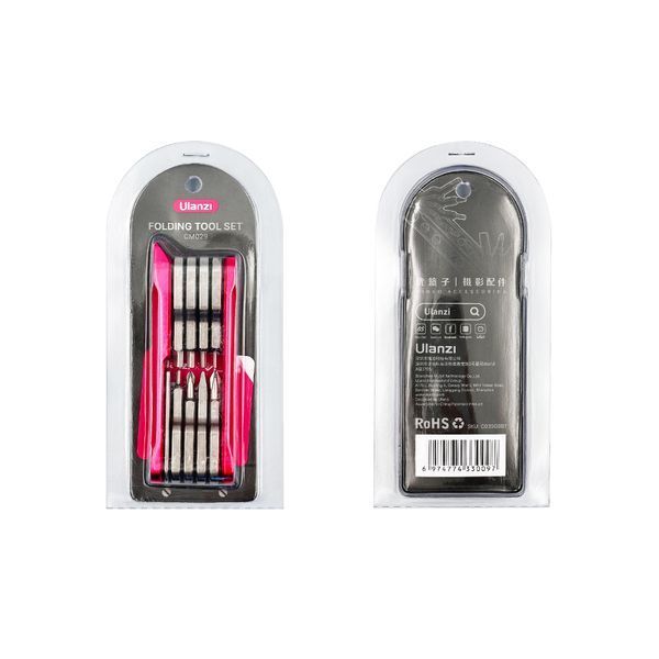 Мультитул Ulanzi Vijim Folding Tool Set With Screwdrivers And Wrenches (C035GBB1 CM029) 407346272 фото