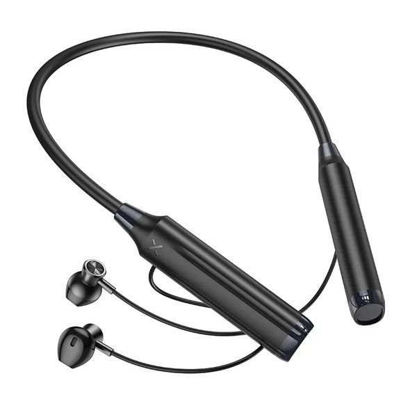 Бездротові спортивні навушники BOROFONE BE64 Perfect neckband BT earphones Black 324233717 фото