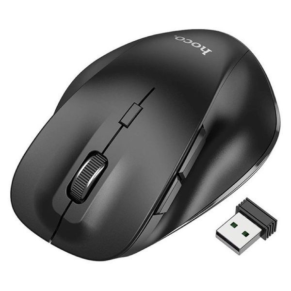 Манипулятор мышь HOCO GM24 Mystic six-button dual-mode business wireless mouse Black 334084922 фото