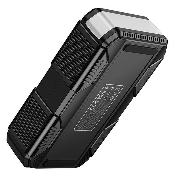 Автомобільний пуско-зарядний пристрій з насосом HOCO QS6 Clever Intelligent air pump+emergency start-up power bank(8000mAh) Black 215029809 фото