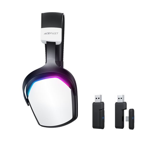 Бездротові накладні навушники ACEFAST H11 gaming wireless headset White 752393513 фото