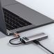 USB-хаб Baseus Metal Gleam Series 5-in-1 Multifunctional （Type-C to HDMI*1+USB3.0*3+PD*1) 988426158 фото 7