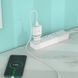 Мережевий зарядний пристрій з кабелем HOCO C12Q Smart QC3.0 charger set(Type-C) 18W White 164469203 фото 5