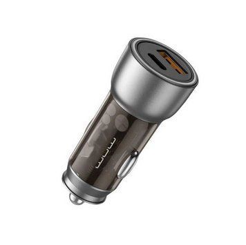 Автомобільний зарядний пристрій WUW-C185 PD20W+QC3.0 black 982013756 фото