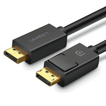 Кабель UGREEN DP Male to Male Cable 1.5m (Black) 911678181 фото