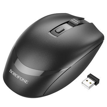 Маніпулятор миша BOROFONE BG7 Platinum 2.4G business wireless mouse Black 849114151 фото
