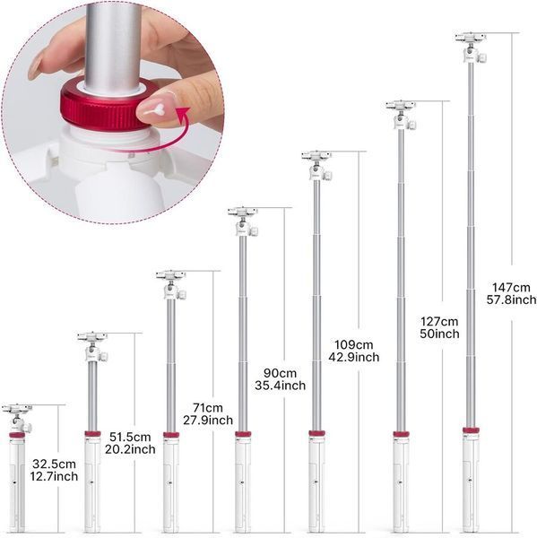 Штатив Ulanzi Vijim Multi-functional Mini Tripod White (UV-2503A MT-44 white) 610345460 фото