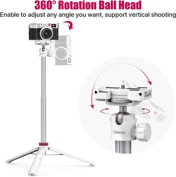 Штатив Ulanzi Vijim Multi-functional Mini Tripod White (UV-2503A MT-44 white) 610345460 фото