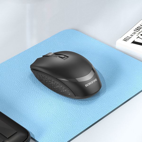 Маніпулятор миша BOROFONE BG7 Platinum 2.4G business wireless mouse Black 849114151 фото