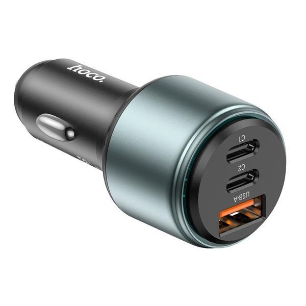 Автомобільний зарядний пристрій HOCO NZ9 Galloper 95W three-port(2C1A) car charger Black 111249248 фото