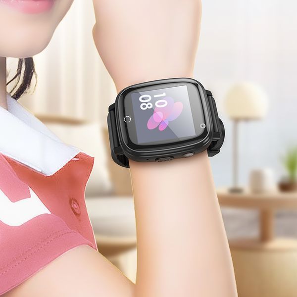 Дитячий cмарт-годинник Hoco Y100 36mm. SIM 2G. 400 mAh. IP65 Black 811936715 фото