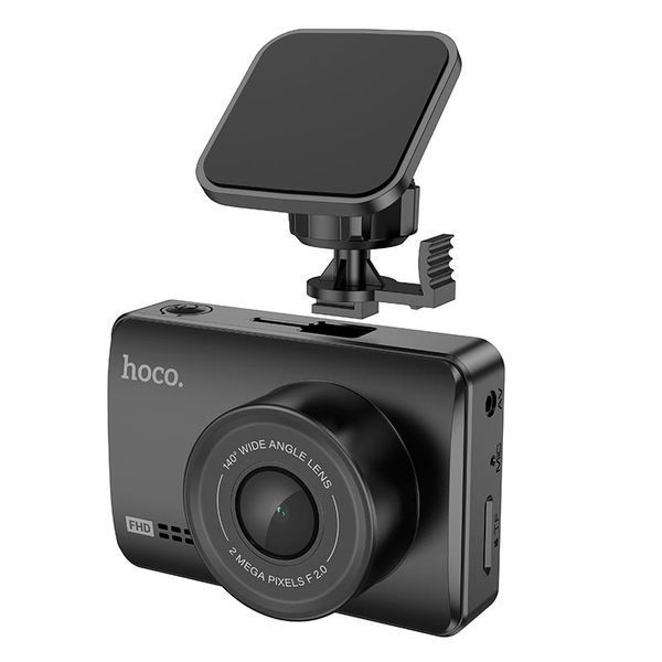 Відеореєстратор HOCO DV3 Driving recorder with display(dual-channel) Black 115215390 фото