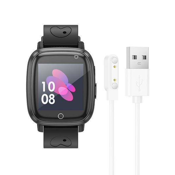 Дитячий cмарт-годинник Hoco Y100 36mm. SIM 2G. 400 mAh. IP65 Black 811936715 фото
