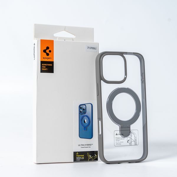 Чехол для смартфона Spigen AAA Magnetic Ring for Apple iPhone 16 Pro Max Grey 534937549 фото