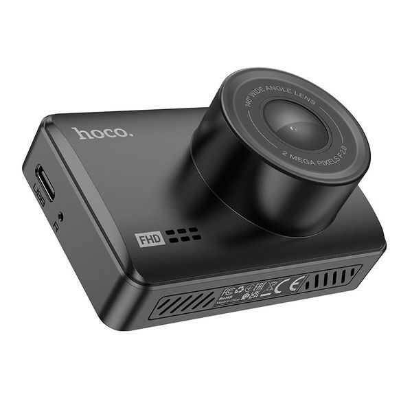 Відеореєстратор HOCO DV3 Driving recorder with display(dual-channel) Black 115215390 фото