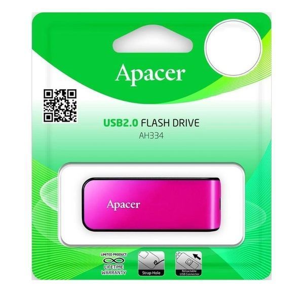 Флеш-накопичувач Apacer USB 2.0 AH334 32Gb Pink 897696126 фото