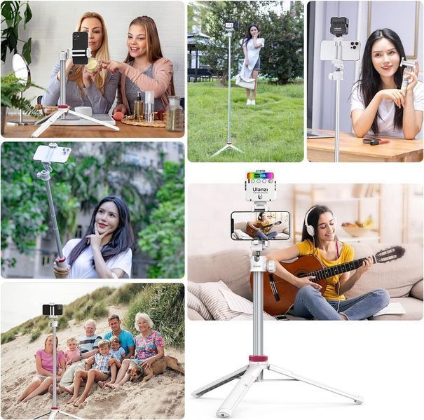 Штатив Ulanzi Vijim Multi-functional Mini Tripod White (UV-2503A MT-44 white) 610345460 фото