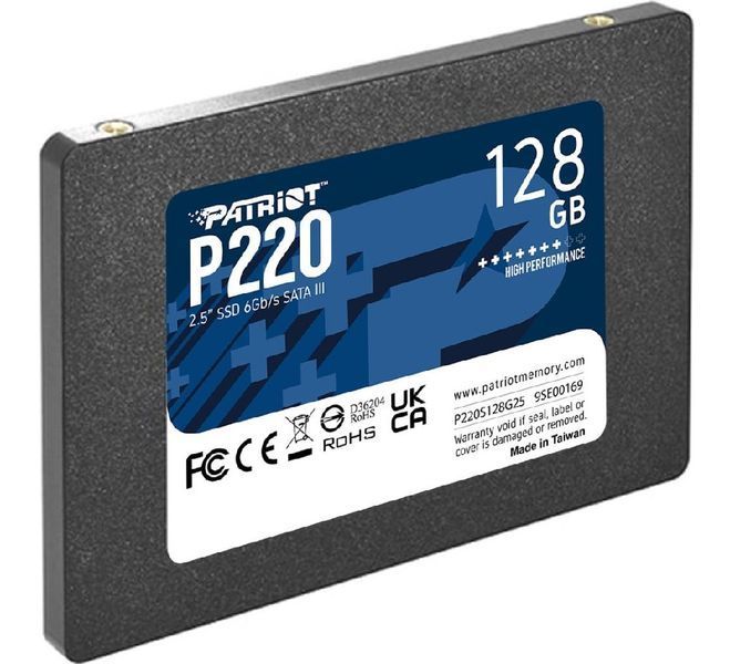 Накопитель SSD Patriot P220 128GB 2.5" 7mm SATAIII 120603501 фото