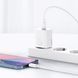 Мережевий зарядний пристрій з кабелем Baseus Super Si 1C 20W With Simple Wisdom Data Cable Type-C/iP 1m White 615310659 фото 4